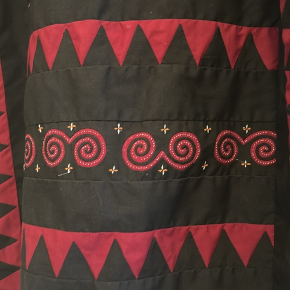 Ethnic quilted open jacket /kimono - Picture 7 of 7